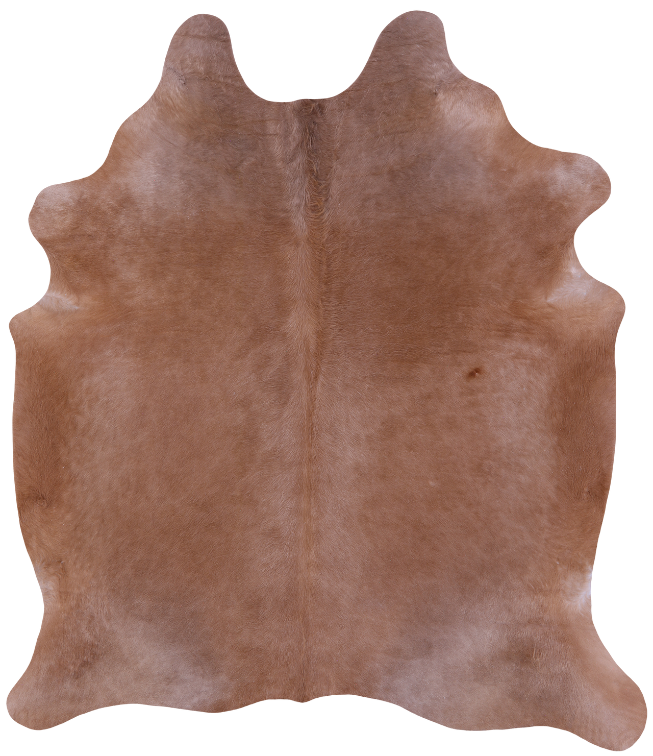 Light Brown Natural Cowhide Rug - X-Large 7' 3"H x 6' 4"W