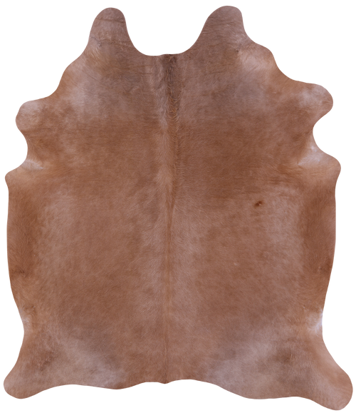 Light Brown Natural Cowhide Rug - X-Large 7' 3