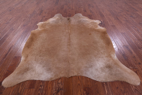 Light Brown Natural Cowhide Rug - X-Large 7' 3