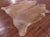 Light Brown Natural Cowhide Rug - X-Large 7' 3"H x 6' 4"W