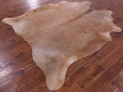 Light Brown Natural Cowhide Rug - X-Large 7' 3