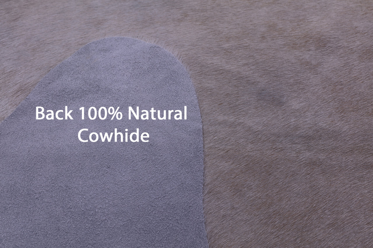 Beige Natural Cowhide Rug - XX-Large 8' 2"H x 6' 7"W