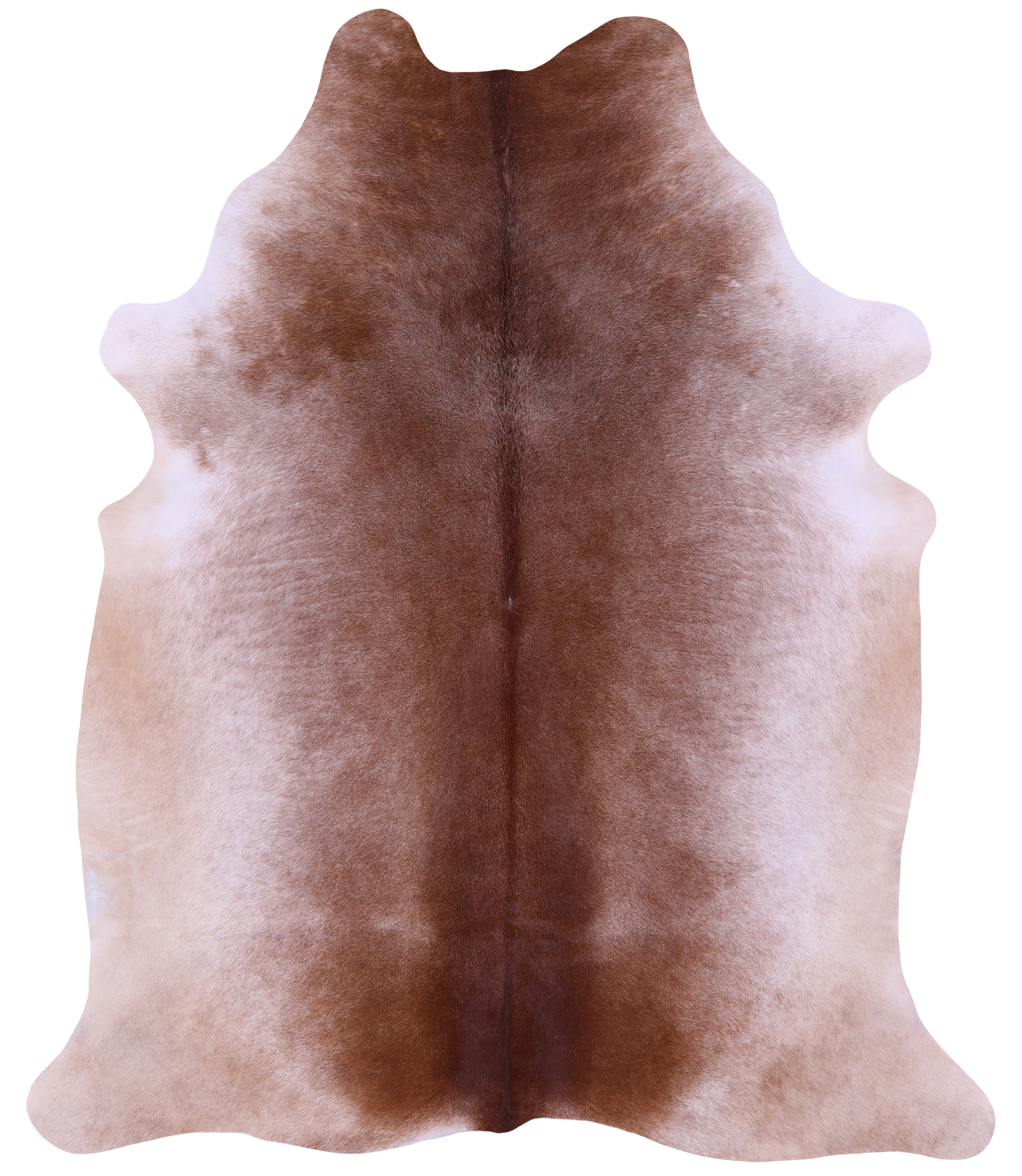 Brown Natural Cowhide Rug - XX-Large 7' 6"H x 6' 2"W