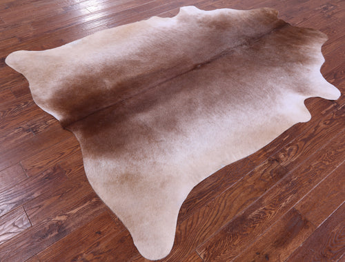 Brown Natural Cowhide Rug - XX-Large 7' 6