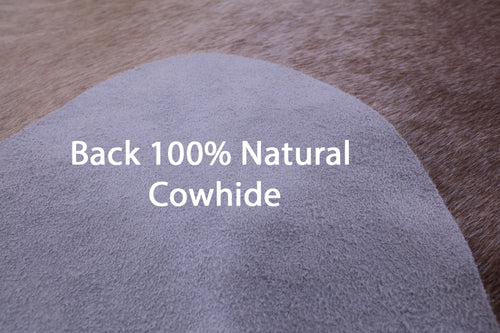 Brown Natural Cowhide Rug - XX-Large 7' 6