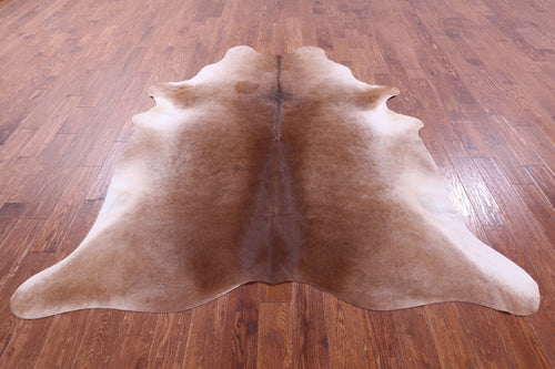 Brown Natural Cowhide Rug - XX-Large 7' 10