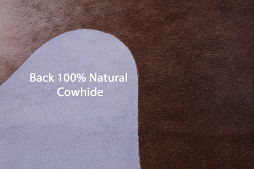 Brown Natural Cowhide Rug - XX-Large 7' 10
