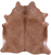 Light Brown Natural Cowhide Rug - X-Large 7' 3"H x 7' 0"W
