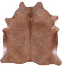 Thumbnail for Light Brown Natural Cowhide Rug - X-Large 7' 3