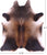 Brown Natural Cowhide Rug - XX-Large 8' 1"H x 6' 10"W