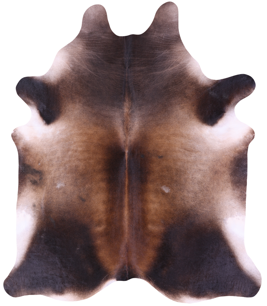 Brown Natural Cowhide Rug - XX-Large 8' 1"H x 6' 10"W