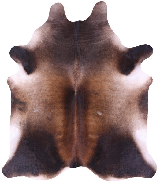 Brown Natural Cowhide Rug - XX-Large 8' 1"H x 6' 10"W