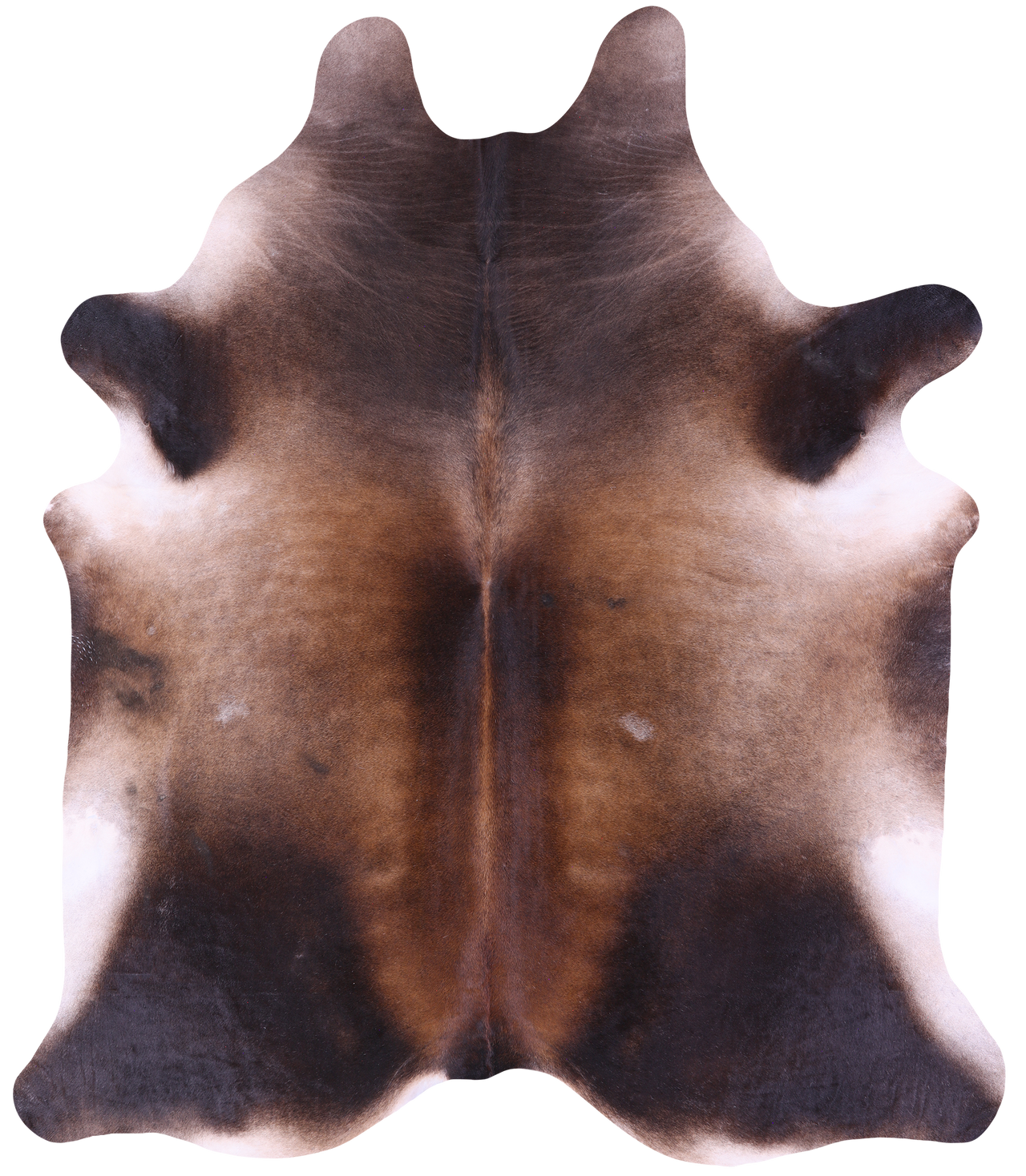 Brown Natural Cowhide Rug - XX-Large 8' 1"H x 6' 10"W