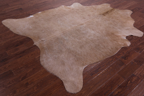 Light Brown Natural Cowhide Rug - XX-Large 8' 0