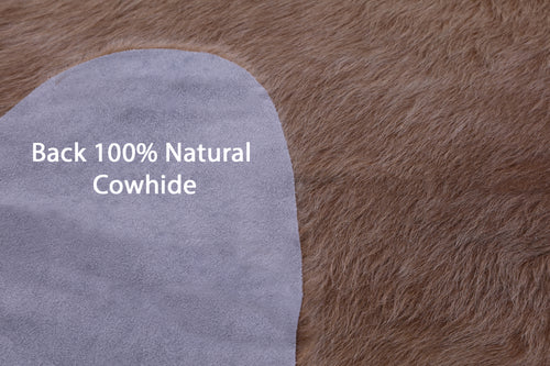 Light Brown Natural Cowhide Rug - XX-Large 8' 0