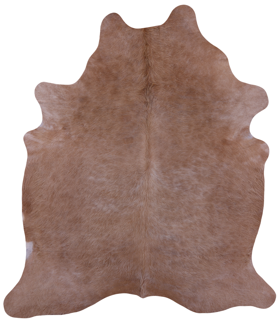 Light Brown Natural Cowhide Rug - XX-Large 8' 0"H x 6' 10"W