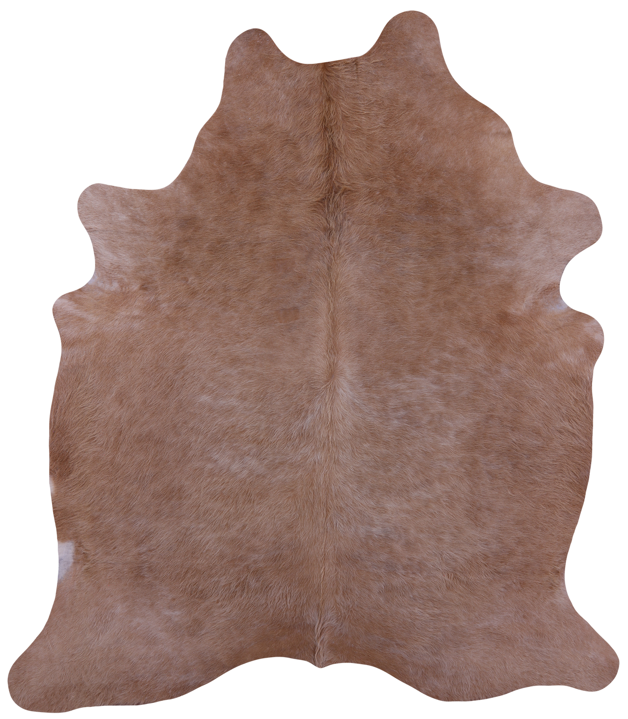 Light Brown Natural Cowhide Rug - XX-Large 8' 0"H x 6' 10"W
