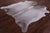 Grey & White Natural Cowhide Rug - XX-Large 7' 8"H x 6' 10"W