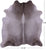 Grey & White Natural Cowhide Rug - XX-Large 7' 8"H x 6' 10"W