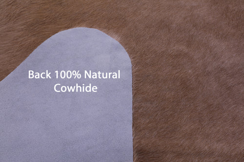 Light Brown Natural Cowhide Rug - XX-Large 7' 7