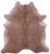 Light Brown Natural Cowhide Rug - XX-Large 7' 7"H x 7' 0"W