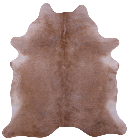 Light Brown Natural Cowhide Rug - XX-Large 7' 7