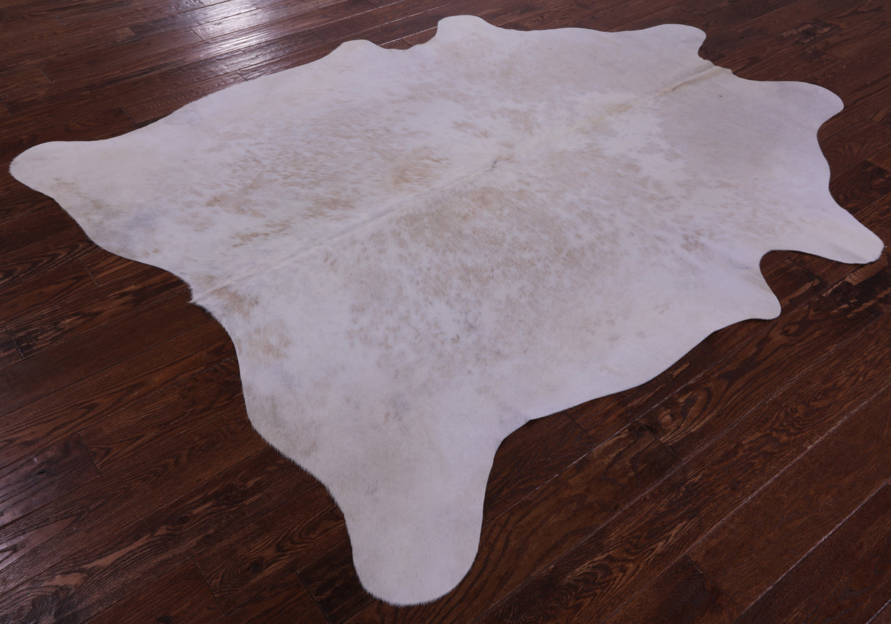 Brown Salt & Pepper Natural Cowhide Rug - XX-Large 7' 4"H x 5' 9"W