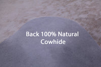 Thumbnail for Brown Salt & Pepper Natural Cowhide Rug - XX-Large 7' 4