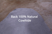 Thumbnail for Beige Natural Cowhide Rug - XX-Large 8' 9
