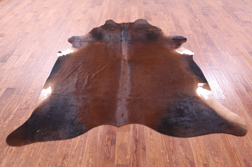 Brown Natural Cowhide Rug - XX-Large 8' 1
