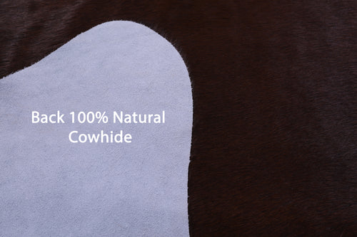 Brown Natural Cowhide Rug - XX-Large 8' 1