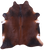 Brown Natural Cowhide Rug - XX-Large 8' 1"H x 7' 0"W