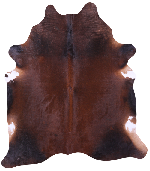 Brown Natural Cowhide Rug - XX-Large 8' 1