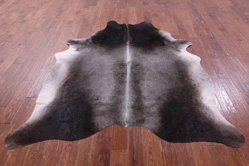 Grey Natural Cowhide Rug - XX-Large 7' 6