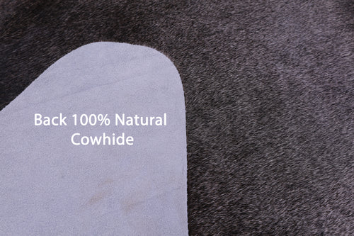 Grey Natural Cowhide Rug - XX-Large 7' 6
