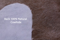 Thumbnail for Light Brown Natural Cowhide Rug - XX-Large 7' 10