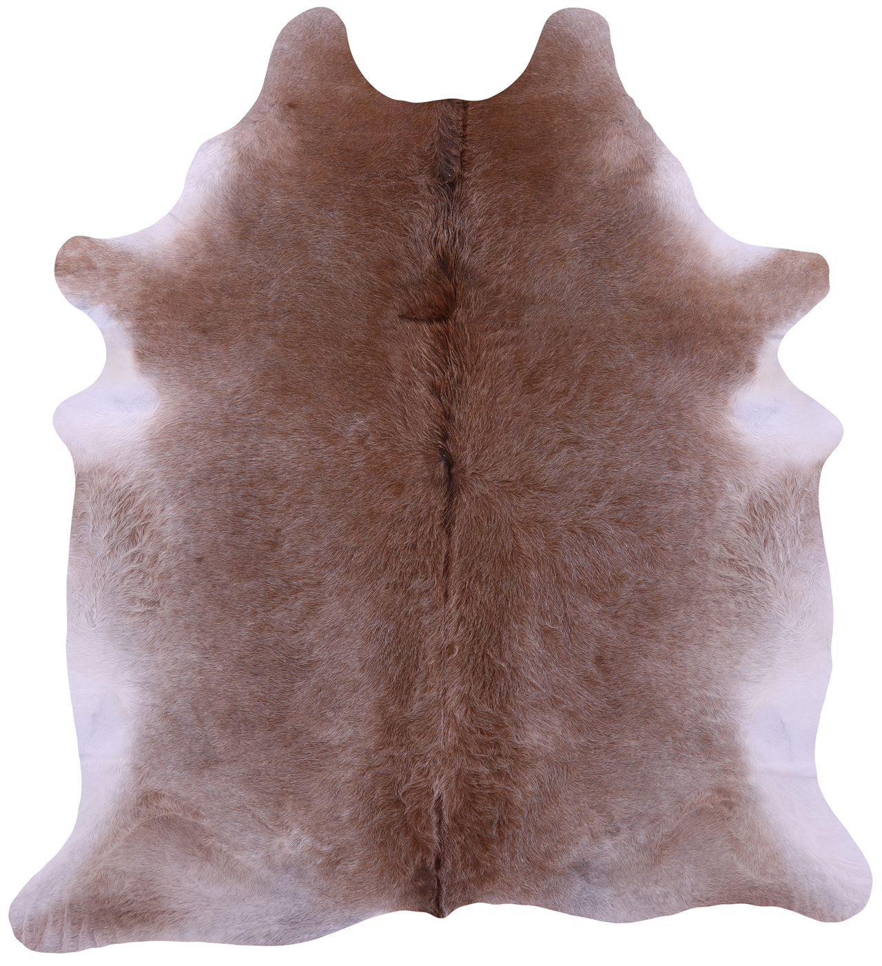 Light Brown Natural Cowhide Rug - XX-Large 7' 10"H x 7' 0"W