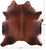 Brown Natural Cowhide Rug - X-Large 7' 0"H x 6' 5"W