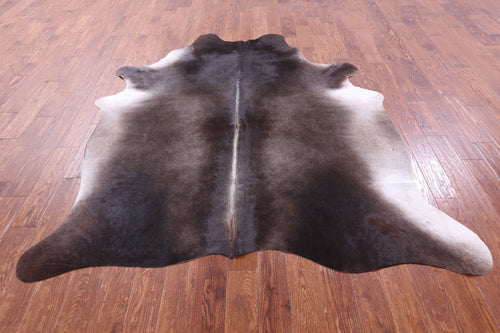 Dark Brown Natural Cowhide Rug - XX-Large 7' 8
