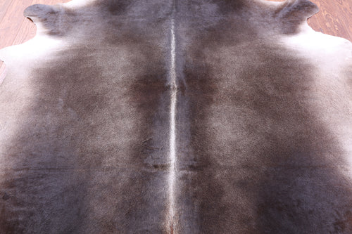 Dark Brown Natural Cowhide Rug - XX-Large 7' 8