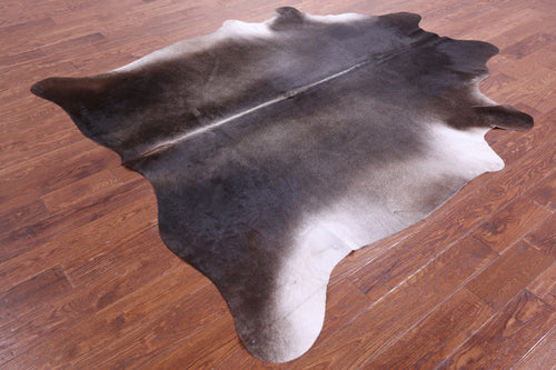 Dark Brown Natural Cowhide Rug - XX-Large 7' 8