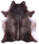 Dark Brown Natural Cowhide Rug - XX-Large 7' 8"H x 6' 8"W