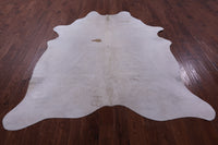 Thumbnail for White Natural Cowhide Rug - XX-Large 7' 7