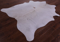 Thumbnail for White Natural Cowhide Rug - XX-Large 7' 7