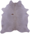 White Natural Cowhide Rug - XX-Large 7' 7"H x 6' 6"W