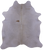 White Natural Cowhide Rug - XX-Large 7' 7"H x 6' 6"W