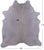White Natural Cowhide Rug - XX-Large 7' 7"H x 6' 6"W