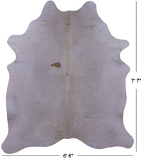 Thumbnail for White Natural Cowhide Rug - XX-Large 7' 7