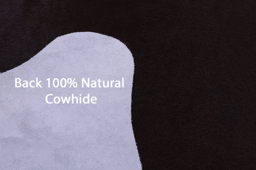 Dark Brown Natural Cowhide Rug - XX-Large 7' 10