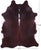Dark Brown Natural Cowhide Rug - XX-Large 7' 10"H x 6' 2"W